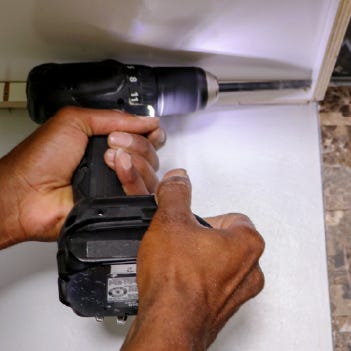 Close Up of How to Install Smart Under Cabinet Lighting Close Up of How to Install Smart Under Cabinet Lighting