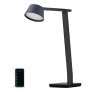 Smart LED Desk Lamp with USB Port, Works with Alexa, Adjustable White + RGB Light, Black