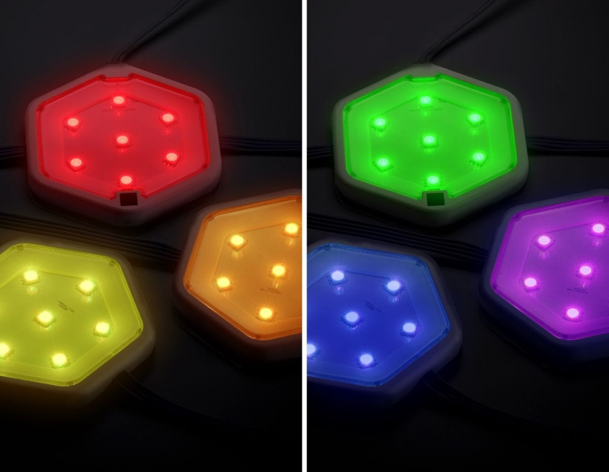 Colour changing puck lights store