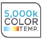5000 K Color Temperature